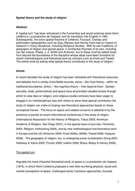 (PDF) Spatial Theory and the Study of Religion - wintechmobiles.com