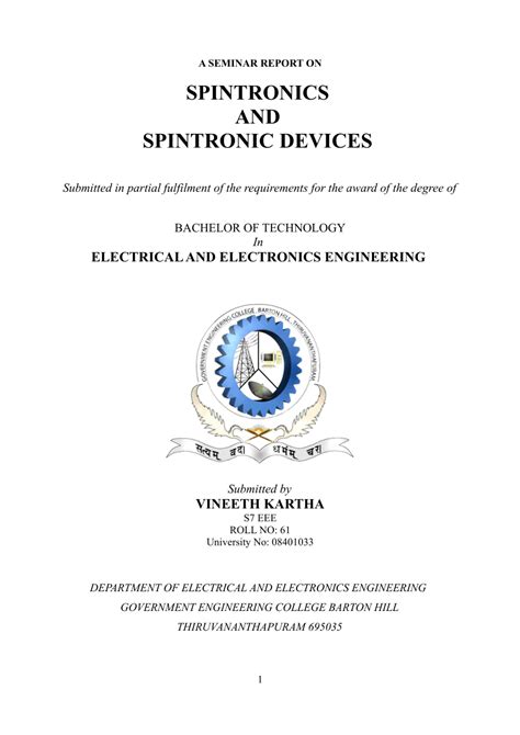 (PDF) SPINTRONICS AND SPINTRONIC DEVICES - wintechmobiles.com
