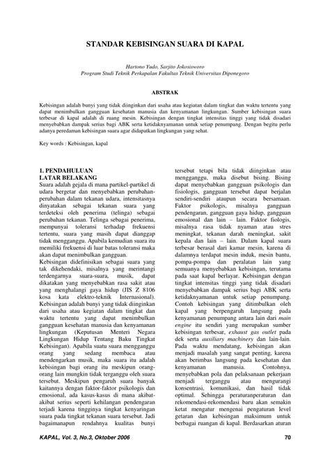 (PDF) STANDAR KEBISINGAN SUARA DI KAPAL - raincitystudios.com