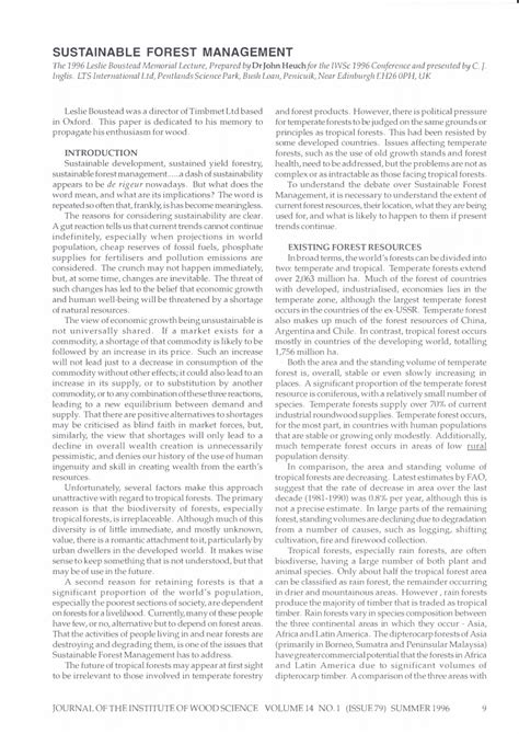 (PDF) Sustainable Forest Management - ResearchGate - muktibox.com