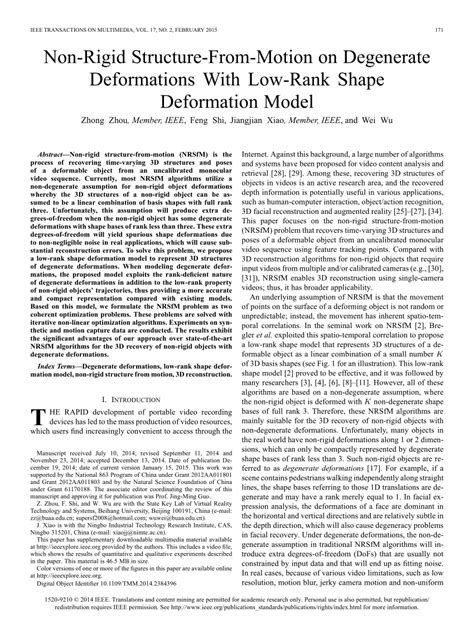 (PDF) Shape Deformation Models - ResearchGate