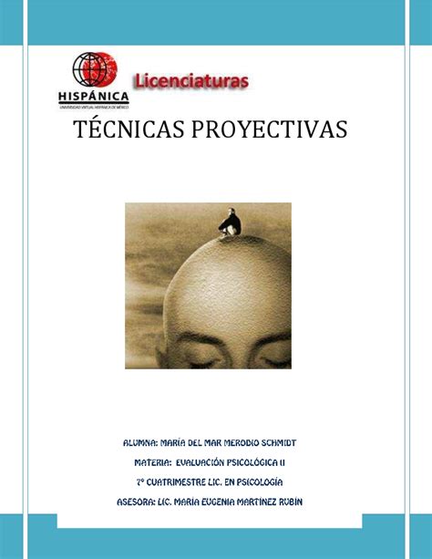 (PDF) TÉCNICAS PROYECTIVAS mar merodio - Academia.edu