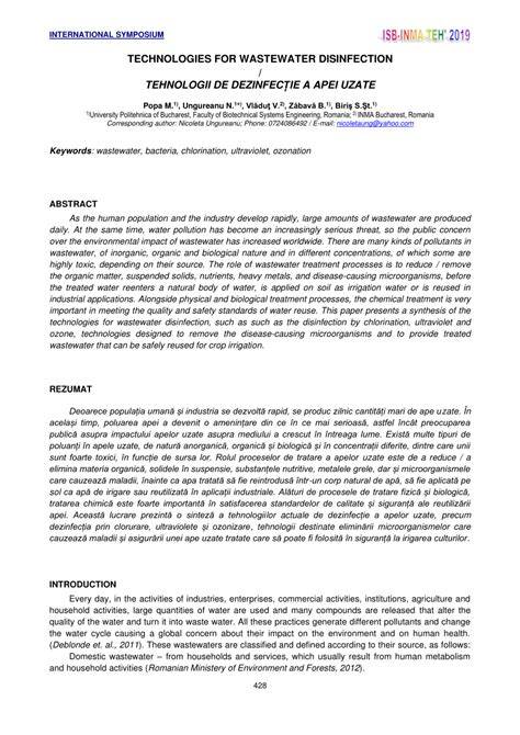 (PDF) Technologies for wastewater disinfection - raincitystudios.com