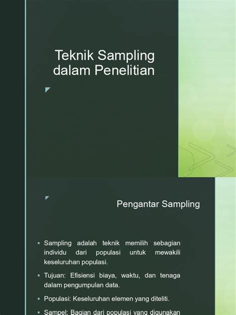 (PDF) TEKNIK SAMPLING DALAM PENELITIAN - wintechmobiles.com