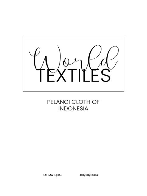(PDF) Textiles of Indonesia - Academia.edu - wintechmobiles.com