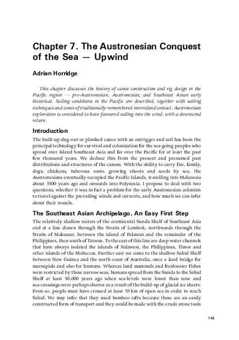 (PDF) The Austronesian Conquest of the Sea Upwind - wintechmobiles.com
