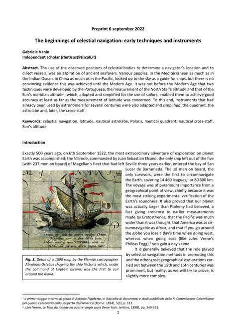 (PDF) The beginning of celestial navigation - wintechmobiles.com
