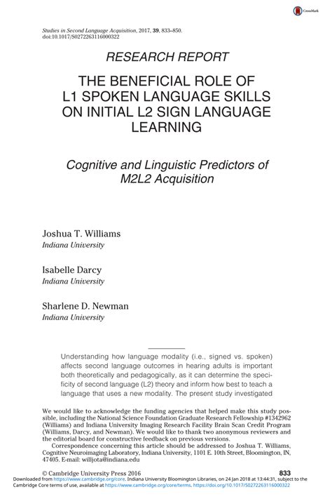 (PDF) THE BENEFICIAL ROLE OF L1 SPOKEN LANGUAGE SKILLS …