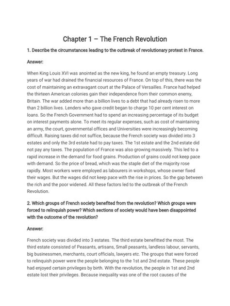 (PDF) The French Revolution - Causes and Effects - wintechmobiles.com