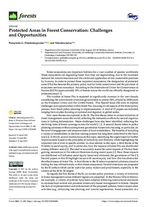 (PDF) The importance of protected areas for the forest … - raincitystudios.com