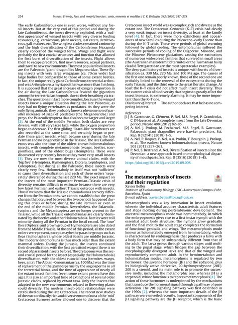 (PDF) The metamorphosis of insects and their regulation - muktibox.com