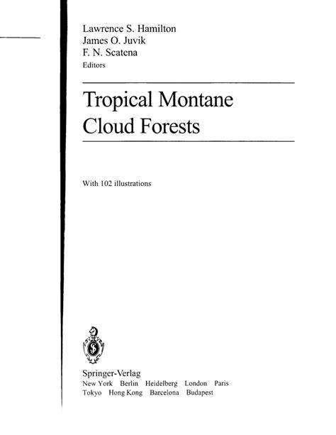 (PDF) The Montane Cloud Forest and Its Gradational - raincitystudios.com
