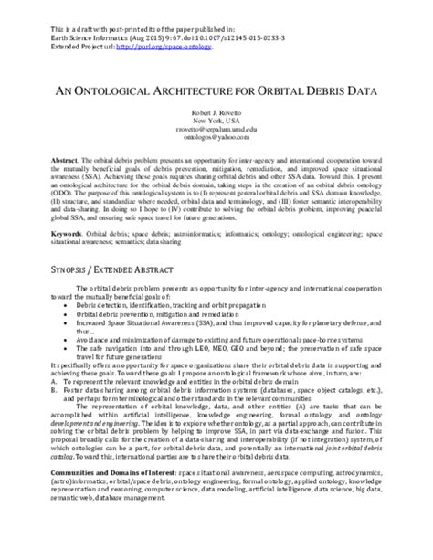 (PDF) The Ontological Architecture of Space and the ... - ResearchGate - wintechmobiles.com