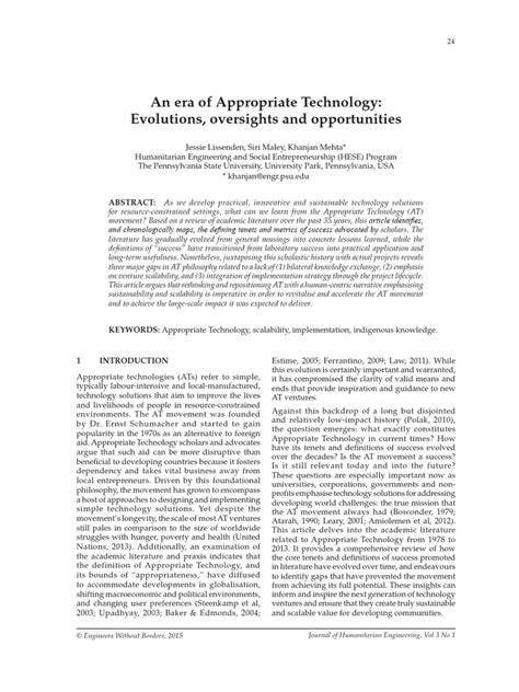 (PDF) The utilization of appropriate technology in the … - raincitystudios.com