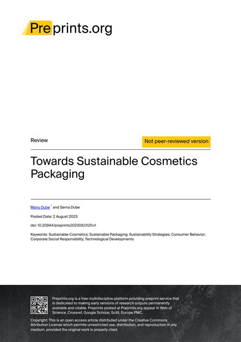 (PDF) Towards Sustainable Cosmetics Packaging - raincitystudios.com