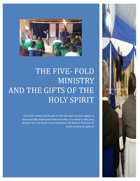 (PDF) The Five Fold Ministry Gifts eBook Online eBook House …