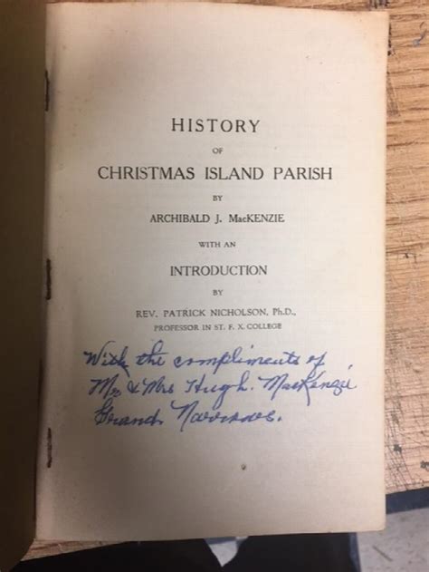 (PDF) The History of Christmas Island and the …