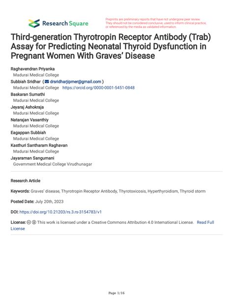 (PDF) Thyrotropin Receptor Antibodies—An Overview