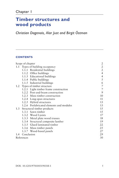 (PDF) Timber Structures - ResearchGate