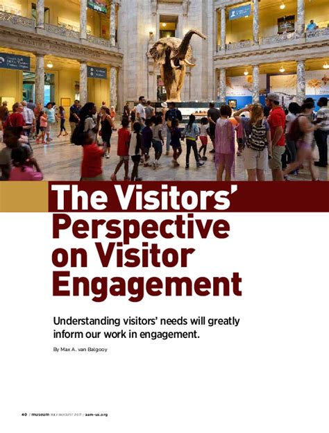 (PDF) Understanding Visitor Engagement and Behaviors