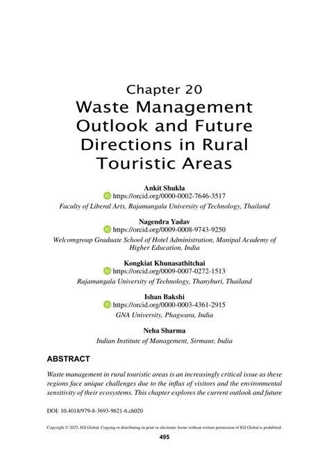 (PDF) Waste management in touristic regions - raincitystudios.com