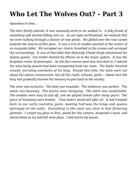 (PDF) Who Let The Wolves Out; Are Apex Predators A … - raincitystudios.com