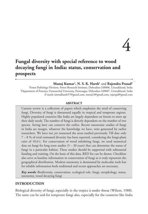 (PDF) Wood-decaying fungi in the forest: Conservation … - raincitystudios.com