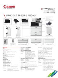 (PDF) imageRUNNER ADVANCE C5500 Series Spec Sheet