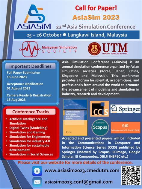 (PN) CfP: AsiaSim 2015