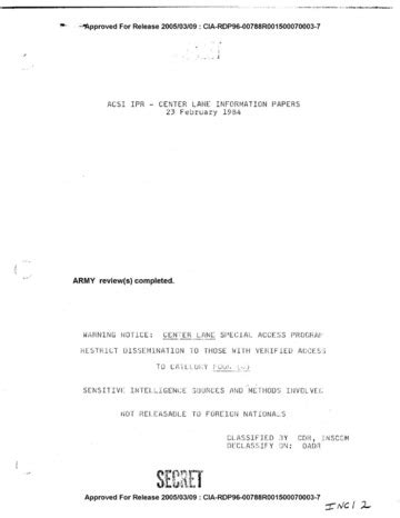 (TMI-ARMY Files) 1984 - Remote Viewing Protocols - balustradellc