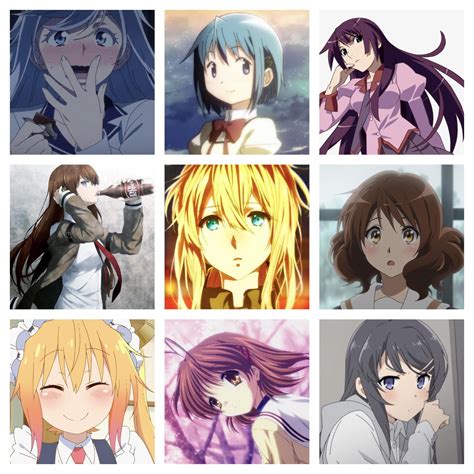 (my) best girls of 2024, a 3x3 in art : r/anime - Reddit