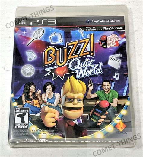 * PLAYSTATION 3 Game * BUZZ QUIZ WORLD * PS3 - eBay