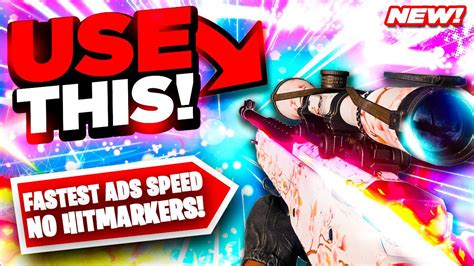 *FASTEST ADS* "LW3 Tundra" Quickscoping Class Setup in Black Ops Cold War