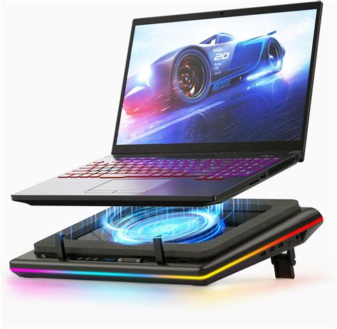 *New Version* RGB Gaming Laptop Cooler Penyejuk Laptop RGB Dua Kipas ... - raincitystudios.com