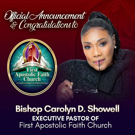 *OFFICIAL ANNOUNCEMENT VIDEO* Dr. Carolyn D Showell By …