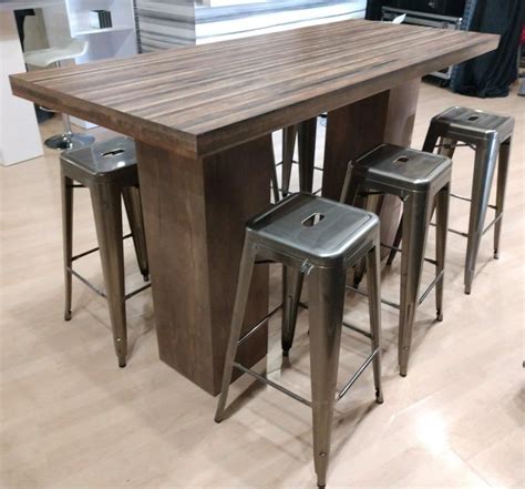 : High Top Bar Table. 