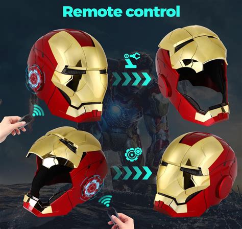 : Iron Man Mask Voice Activated.