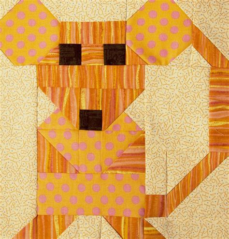 = free tutorial = Mouse quilt block by The Objects of Design Cat
