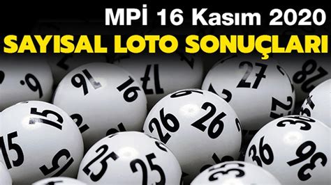 17 kasım sayısal loto sonuçları