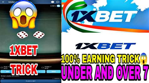 1xbet under and over 7 tricks