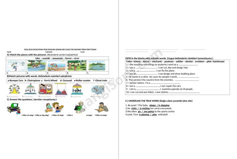 2.sınıf ingilizce müfredat