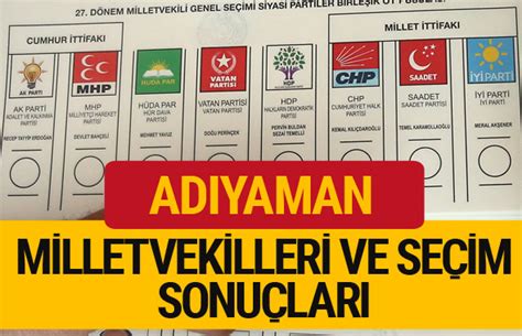 2018 adıyaman seçim sonuçları