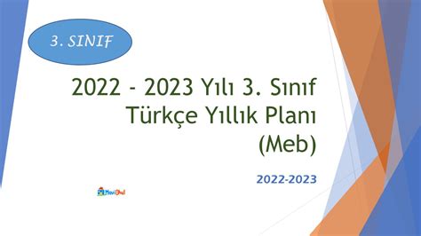 2023-2023 meb yıllık plan