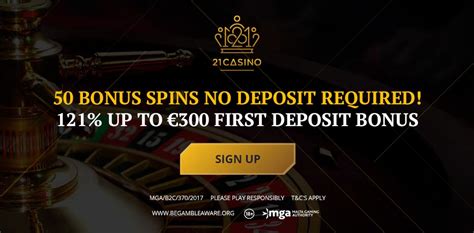 21 casino bonus