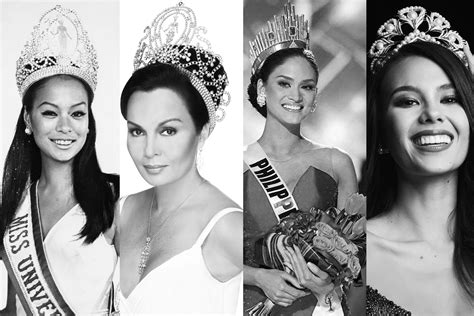 4 winners of miss universe philippines