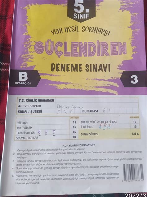 5.sınıf türkçe yeni nesil sorular çöz