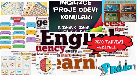 6. sınıf ingilizce proje ödevleri 2023