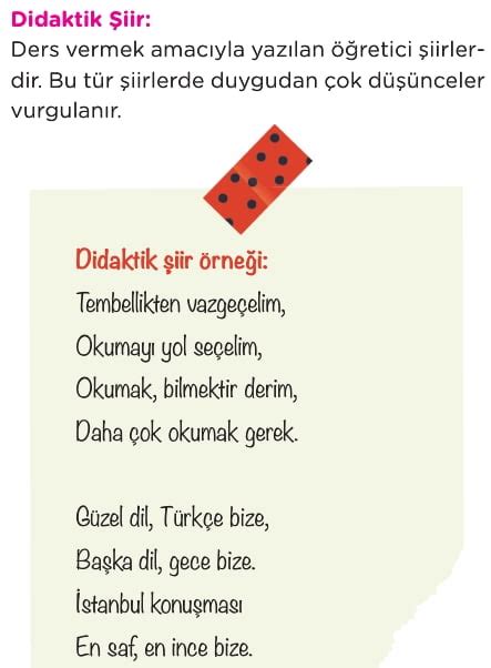 6.sınıf türkçe metin türleri test