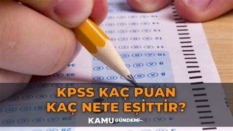 85 puan kaç net