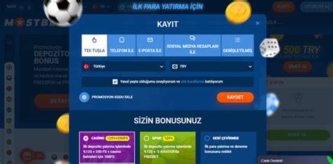 Mostbet para yatırma bonusu